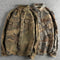 Chaqueta Cargo Camuflaje Retro para Hombre con Bolsillos Funcionales