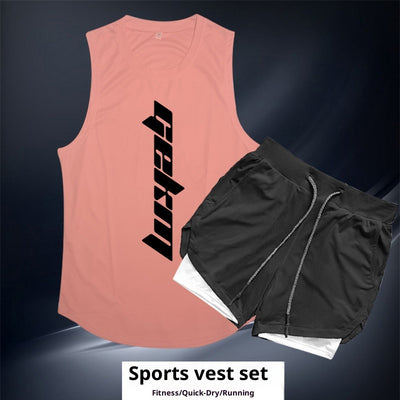 Conjunto Deportivo para Hombre - Chaleco y Shorts para Correr y Entrenamiento - Image 8