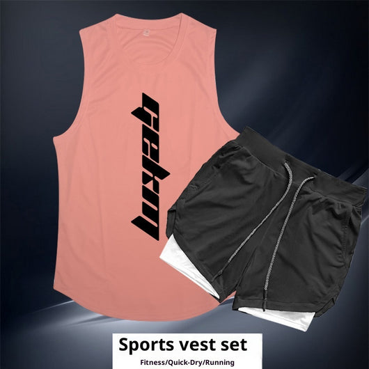 Conjunto Deportivo para Hombre - Chaleco y Shorts para Correr y Entrenamiento - Image 8