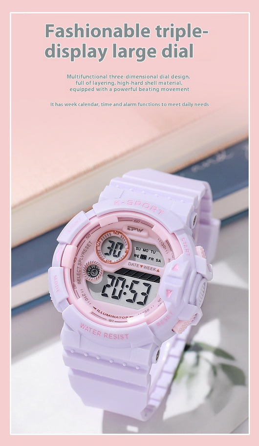 Reloj Deportivo Luminoso Multifuncional Resistente al Agua para Niños - Image 15