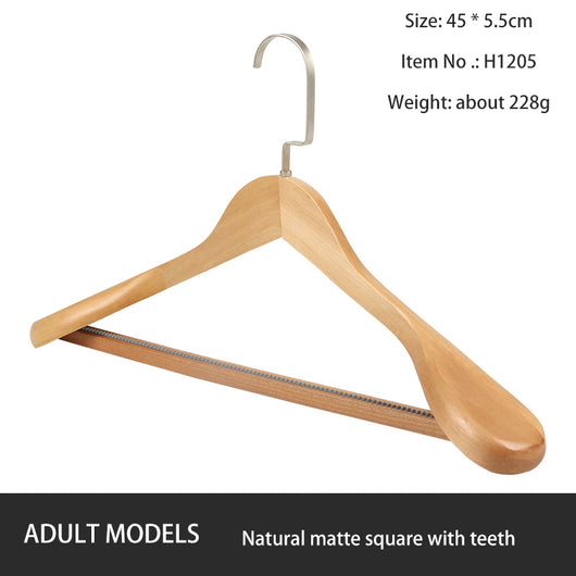 Perchas de Madera Maciza Premium para Tiendas y Hoteles - Image 4