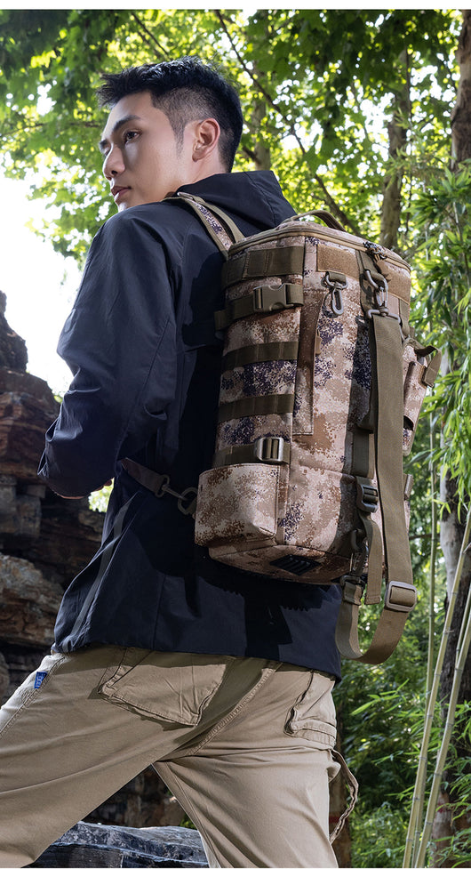 Mochila de Pesca Táctica con Múltiples Compartimentos y Sistema MOLLE - Image 28