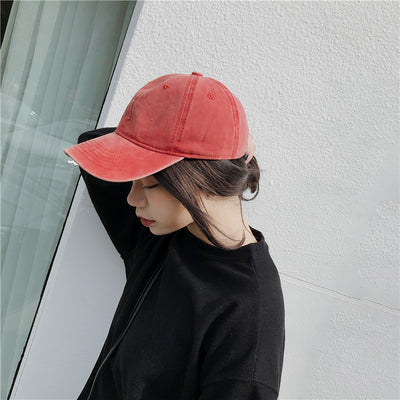 Gorra de Béisbol Retro Denim Lavado para Mujer - Algodón Suave Outdoor - Image 4