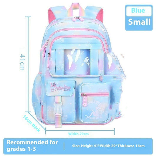 Mochila Escolar Fantasía Niña Gran Capacidad - Image 6