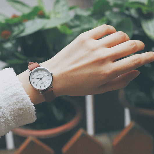 Reloj de Cuarzo Retro Artístico Coreano para Parejas - Image 4