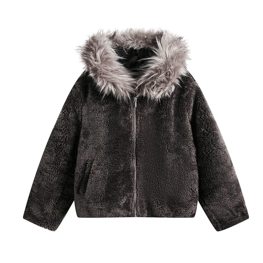 Chaqueta Retro Americana de Algodón con Forro Polar Cálido - Image 2