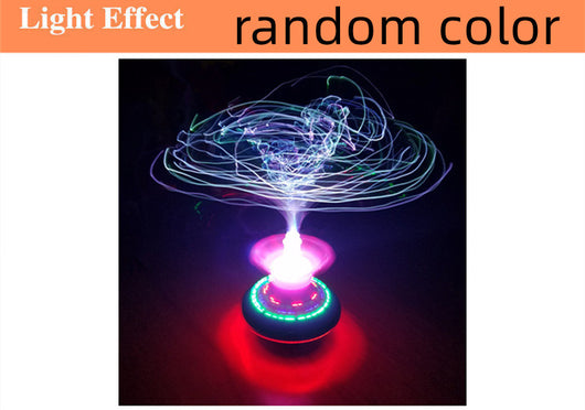 Giroscopio LED Musical con Fibra Óptica y Efecto Luminoso UFO - Image 6
