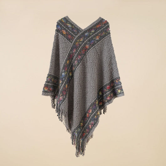 Chal Pullover Étnico con Diseño de Diamantes - Image 12