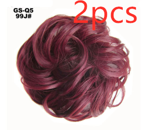 Moño Fluido Rizador con Cordón Ajustable - Extensión de Cabello Sintético - Image 29