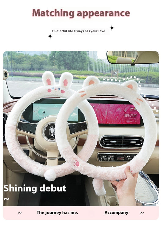 Funda Térmica Peluche para Volante - Diseño Cartoon Otoño Invierno - Image 13