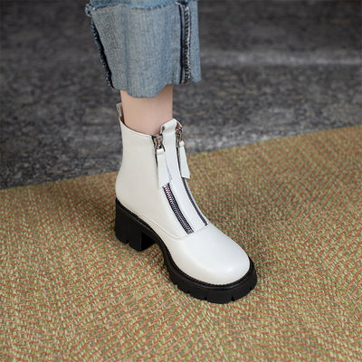 Botas Martin de Cuero Genuino con Doble Cierre y Suela Reforzada - Image 11