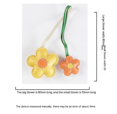 Llavero Colgante Flores Bicolor - Kit DIY Artesanal - Image 6