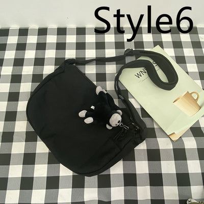 Bolsa Mensajero de Lona para Hombre - Bolso de Hombro Ligero y Versátil - Image 7