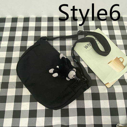Bolsa Mensajero de Lona para Hombre - Bolso de Hombro Ligero y Versátil - Image 7