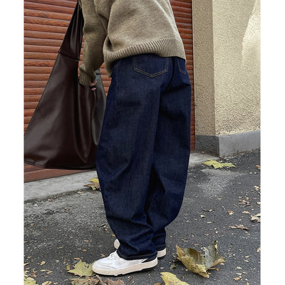 Jeans Cintura Alta Pierna Ancha Casual para Mujer - Image 3