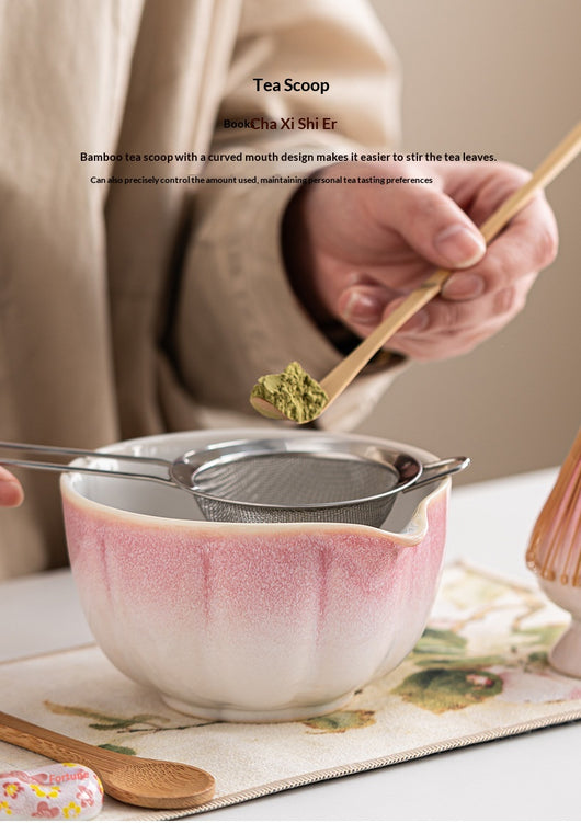 Batidor de Bambú Tradicional para Matcha - Set Completo Ceremonia del Té Estilo Dinastía Song - Image 11
