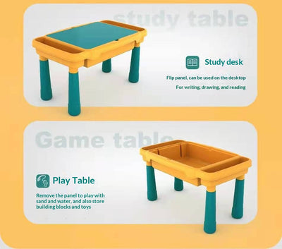 Mesa de Construcción con Bloques Gigantes para Niños - Image 22