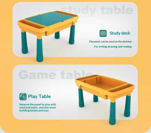 Mesa de Construcción con Bloques Gigantes para Niños - Image 22
