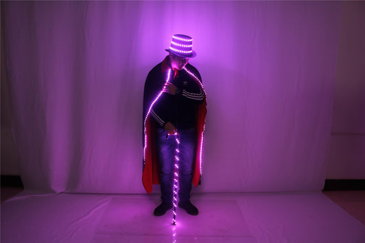 Capa LED Brillante para Cosplay, Jazz y Danzas Mágicas - Image 6