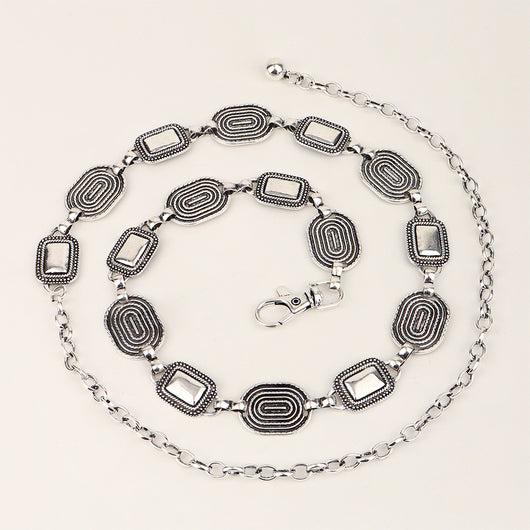 Cadena de Cintura Bohemia Dorada - Cinturón Metálico Delgado Versátil para Faldas - Image 16