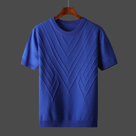 Camiseta Casual Slim Fit Cuello Redondo Hombre - Image 6