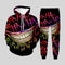 Conjunto de Sudadera y Pantalón Holgado con Impresión Digital 3D