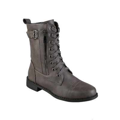 Botas Casuales para Mujer con Cierre Lateral y Cordones - Image 2