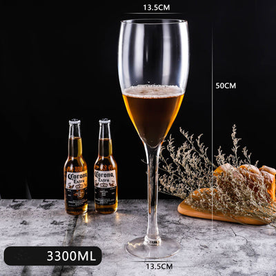 Jarra de Cerveza Grande de Vidrio de Alta Capacidad - Image 9