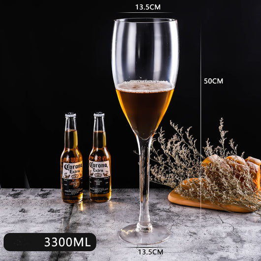 Jarra de Cerveza Grande de Vidrio de Alta Capacidad - Image 9