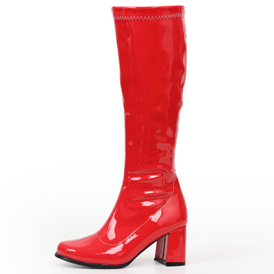 Botas Martin de Cuero Charol con Tacón Grueso de 9cm - Image 5