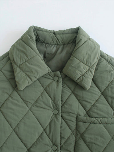 Abrigo Reversible Cálido para Invierno con Bolsillos y Solapa - Image 12