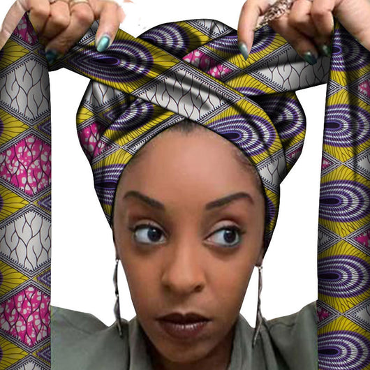 Accesorios para el cabello con estampados africanos - Image 23