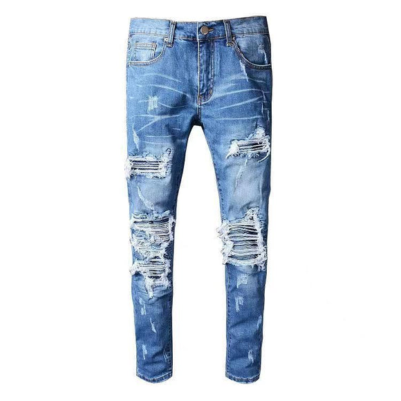 Pantalones Vaqueros Slim Corte Europeo para Hombre