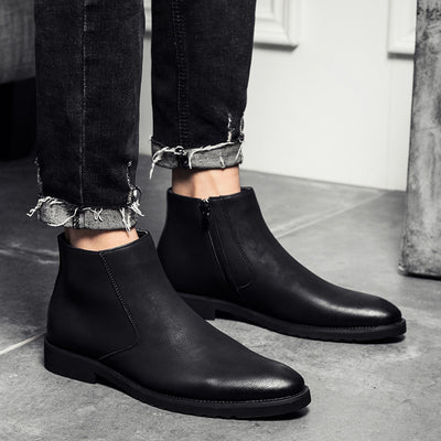 Zapatos Altos de Cuero Británico para Hombre - Image 4