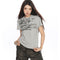 Camisa Retro Americana Casual para Mujer de Manga Corta