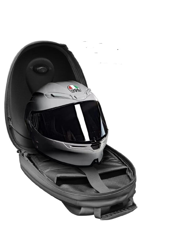 Bolsa para Casco de Moto con LED Integrado