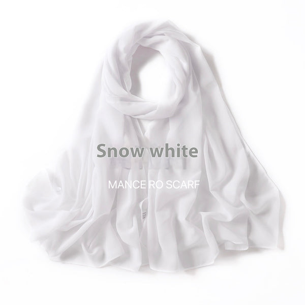 Pañuelo Chiffon Perla Multiuso - Velo Elegante para Cabello y Cuello