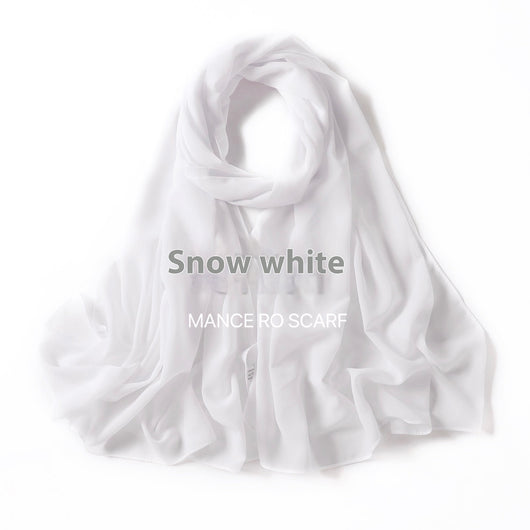 Pañuelo Chiffon Perla Multiuso - Velo Elegante para Cabello y Cuello - Image 2