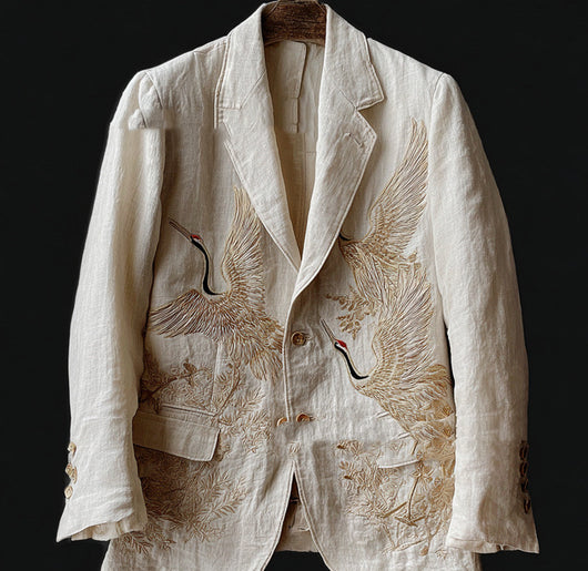 Blazer Floral para Hombre con Estampado Moderno - Image 5
