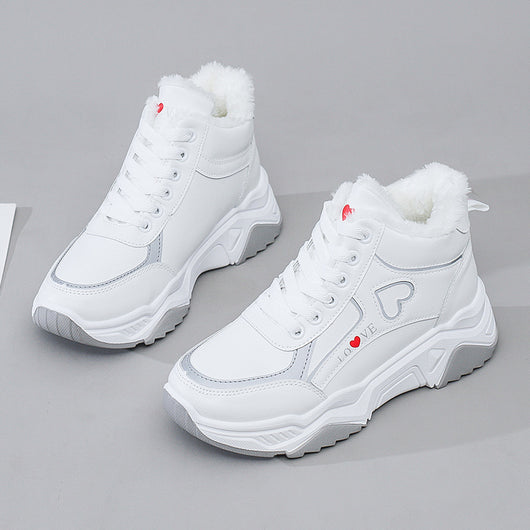 Zapatillas Deportivas Altas de Algodón y Cachemir para Mujer - Image 6