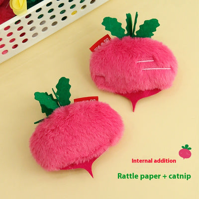 Juguete Interactivo de Vegetales con Sonajero para Gatos - Image 2