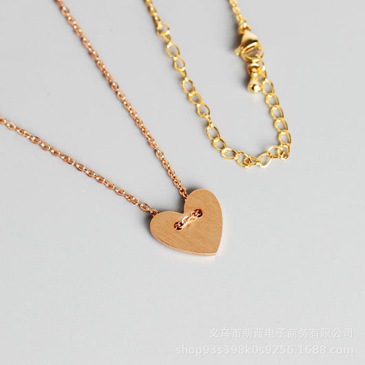 Collar Corto Corazón de Melocotón - Diseño Dulce y Encantador - Image 12