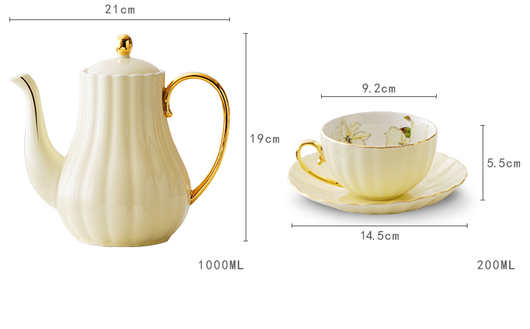 Juego de Té Macaron Colores Morandi - Tetera, Tazas y Platos - Image 7