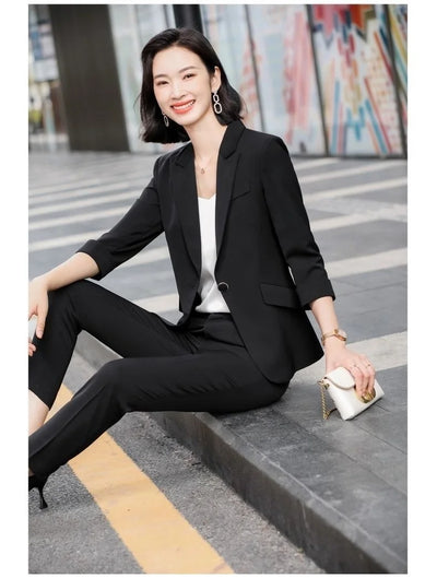 Blazer Casual para Mujer con Mangas Tres Cuartos - Image 13