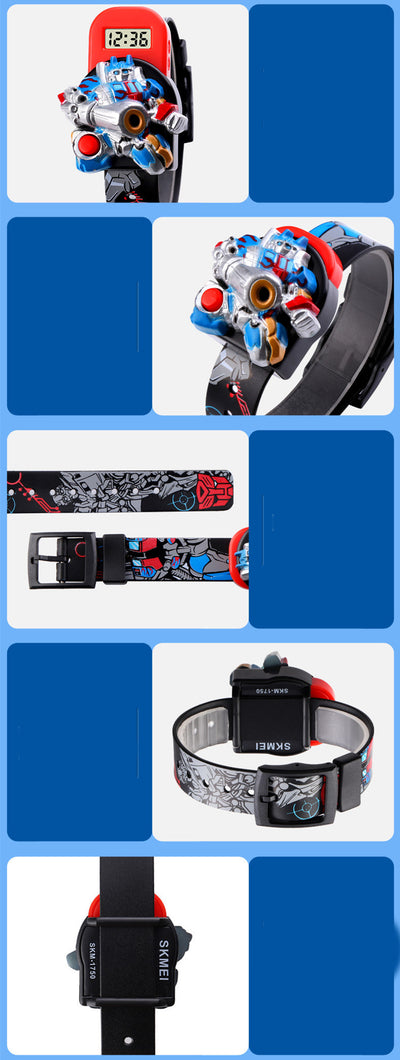Reloj Infantil 3D Desmontable con Diseños Animados - Image 6