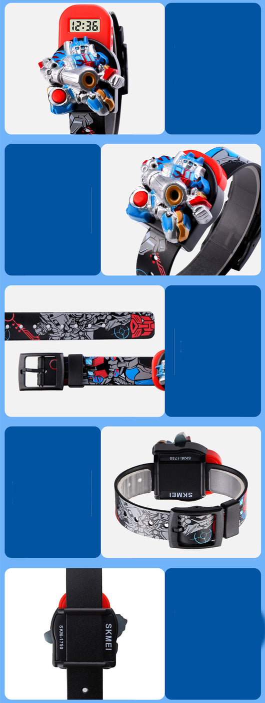 Reloj Infantil 3D Desmontable con Diseños Animados - Image 6