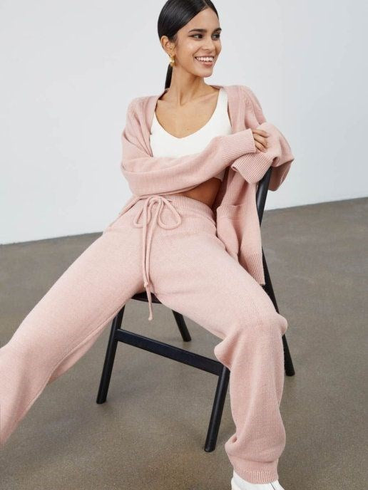 Conjunto de Suéter Holgado Manga Media para Invierno Mujer - Image 14