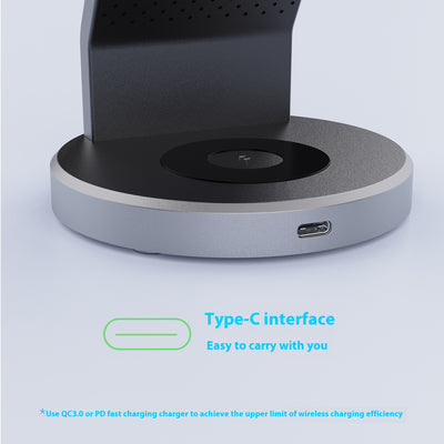 Cargador Inalámbrico Multifuncional para Teléfono, Reloj y Auriculares - Image 10