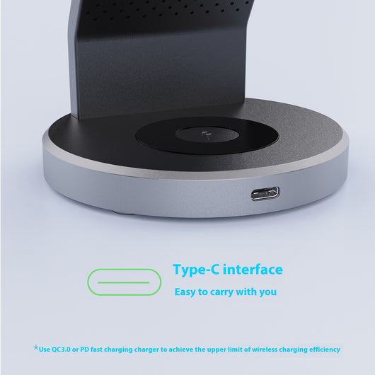 Cargador Inalámbrico Multifuncional para Teléfono, Reloj y Auriculares - Image 10