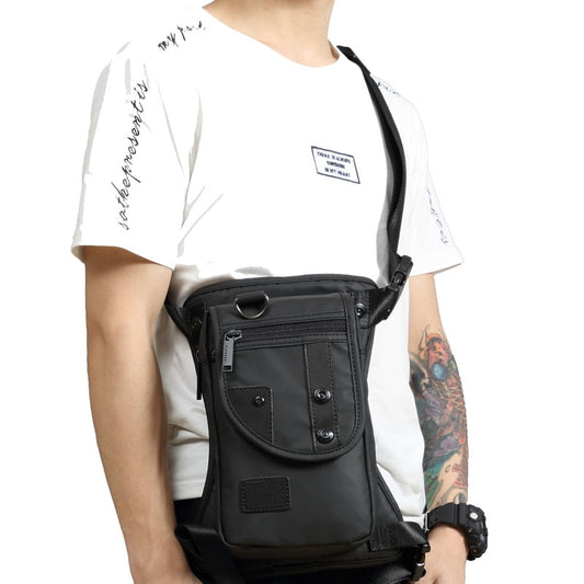 Bolsa de Pecho Multifuncional Flow - Nylon Impermeable y Ligera para Hombre - Image 2